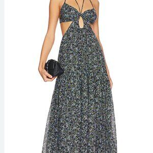 Shona Joy Open Back Keyhole Dress